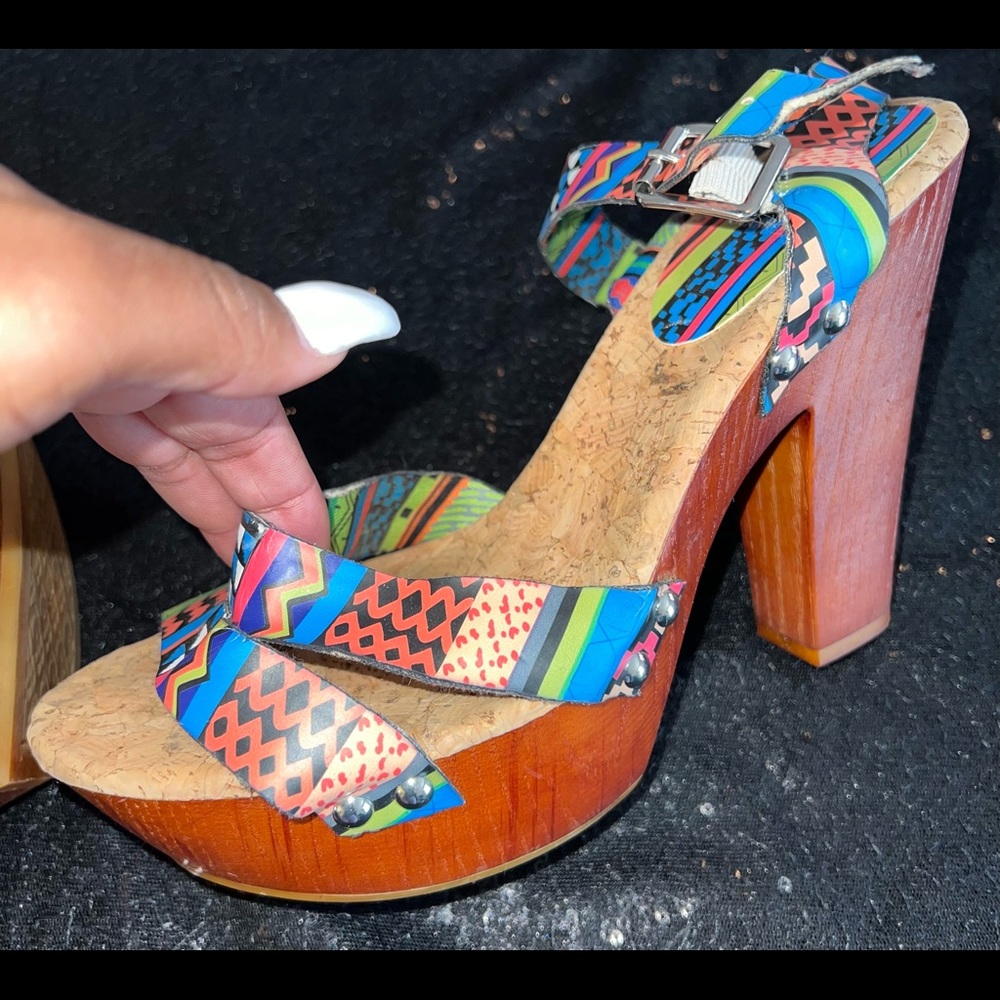 Multicolored Heels
